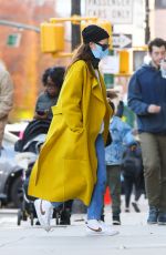 ANNE HATHAWAY Out and About in New York 11/30/2021