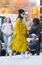 ANNE HATHAWAY Out and About in New York 11/30/2021