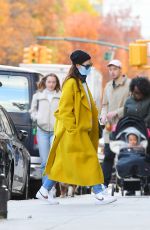 ANNE HATHAWAY Out and About in New York 11/30/2021