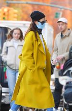 ANNE HATHAWAY Out and About in New York 11/30/2021