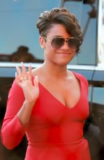 ARIANA DEBOSE Arrivers at Jimmy Kimmel Live! in Hollywood 12/08/2021 