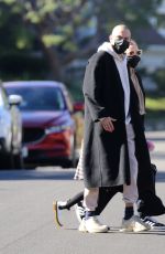 ASHLEE SIMPSON and Evan Ross Out in Los Angeles 12/17/2021