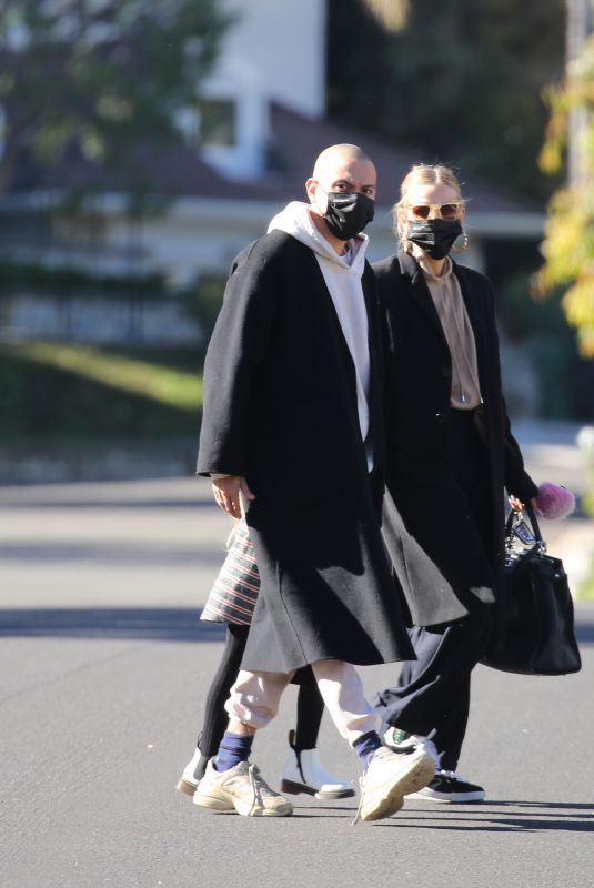 ASHLEE SIMPSON and Evan Ross Out in Los Angeles 12/17/2021