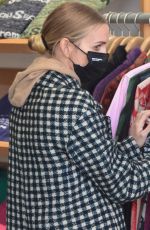 ASHLEE SIMPSON and Evan Ross Shopping at Fairfax Avenue in Los Angeles 12/18/2021