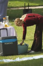 ASHLEE SIMPSON Takes Her Daughter at a Party in Los Angeles 12/05/2021