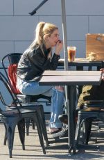 ASHLEY BENSON and G-Eazy Out for Lunch in Los Feliz 12/26/2021