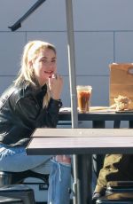 ASHLEY BENSON and G-Eazy Out for Lunch in Los Feliz 12/26/2021