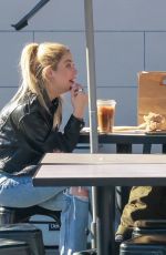 ASHLEY BENSON and G-Eazy Out for Lunch in Los Feliz 12/26/2021