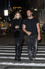 ASHLEY BENSON and Remi Franklin Night Out in New York 12/14/2021