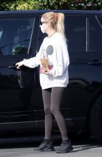 ASHLEY BENSON at Coffee Bean in Los Feliz 12/08/2021