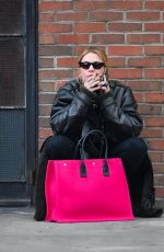ASHLEY BENSON Out for a Smoke in New York 12/16/2021