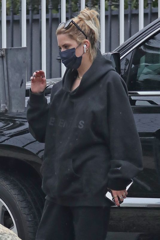 ASHLEY BENSON Out in Los Angeles 12/29/2021