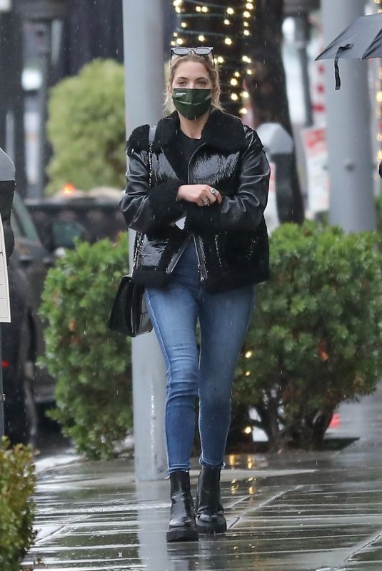 ASHLEY BENSON Out Shopping in Bebverly Hills 12/23/2021