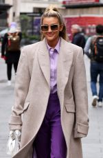 ASHLEY ROBERTS Arrives at Global Radio Studios in London 12/07/2021
