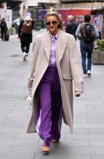 ASHLEY ROBERTS Arrives at Global Radio Studios in London 12/07/2021