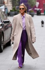 ASHLEY ROBERTS Arrives at Global Radio Studios in London 12/07/2021