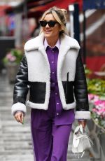 ASHLEY ROBERTS at Global Radio Studios in London 12/03/2021