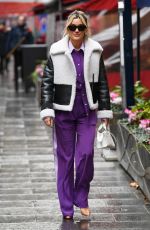 ASHLEY ROBERTS at Global Radio Studios in London 12/03/2021
