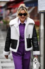 ASHLEY ROBERTS at Global Radio Studios in London 12/03/2021