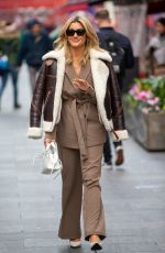ASHLEY ROBERTS at Global Radio Studios in London 12/09/2021