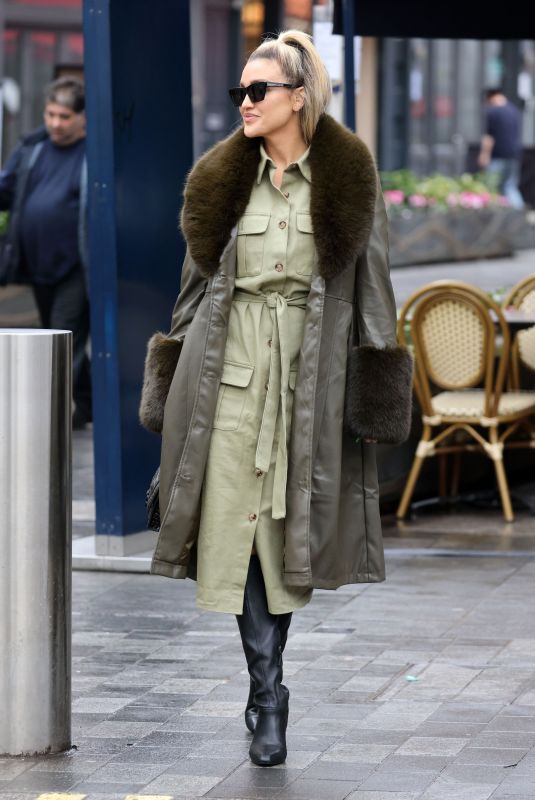 ASHLEY ROBERTS at Global Radio Studios in London 12/14/2021