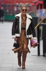 ASHLEY ROBERTS at Heart Radio in London 12/08/2021