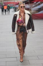 ASHLEY ROBERTS at Heart Radio in London 12/08/2021