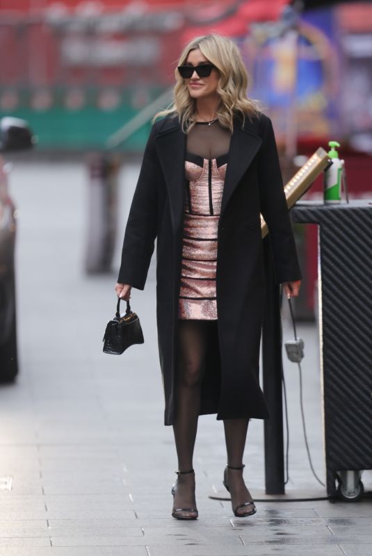 ASHLEY ROBERTS at Heart Radio in London 12/16/2021