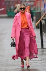 ASHLEY ROBERTS at Heart Radio Studios in London 12/15/2021