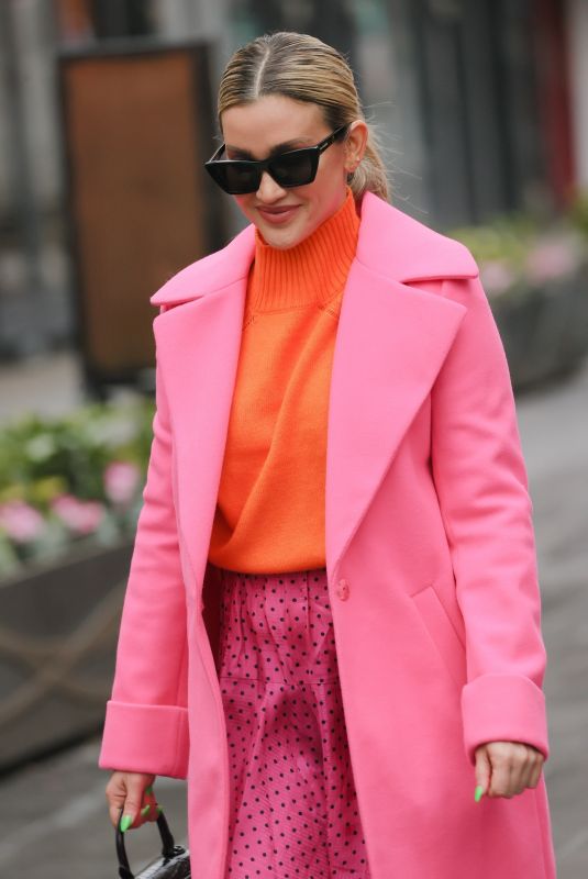 ASHLEY ROBERTS at Heart Radio Studios in London 12/15/2021