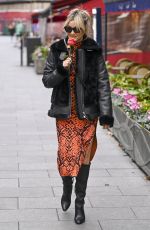 ASHLEY ROBERTS Leaves Heart Breakfast Show in London 12/06/2021
