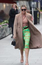 ASHLEY ROBERTS Leaves Heart Radio in London 12/01/2021