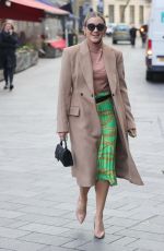 ASHLEY ROBERTS Leaves Heart Radio in London 12/01/2021