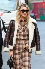 ASHLEY ROBERTS Leaves Heart Radio in London 12/10/2021