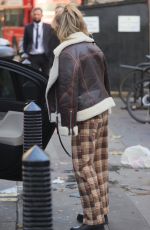 ASHLEY ROBERTS Leaves Heart Radio in London 12/10/2021