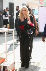 AVRIL LAVIGNE Arrives at Variety 2021 Music Hitmakers Brunch at City Market Social in Los Angeles 12/04/2021