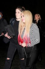 AVRIL LAVIGNE Leaves The Roxy in Hollywood 12/06/2021