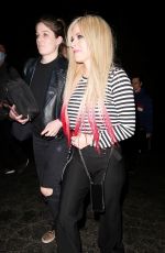 AVRIL LAVIGNE Leaves The Roxy in Hollywood 12/06/2021
