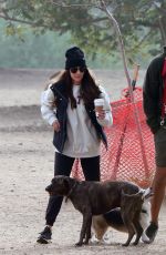 BECCA KUFRIN at a Local Dog Park and Flea Market in San Diego 12/05/2021