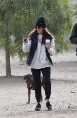 BECCA KUFRIN at a Local Dog Park and Flea Market in San Diego 12/05/2021