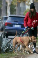 BECCA KUFRIN Out with Her Dogs at a Dog Park in Los Angeles 12/13/2021