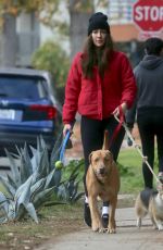 BECCA KUFRIN Out with Her Dogs at a Dog Park in Los Angeles 12/13/2021