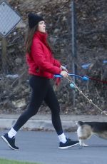 BECCA KUFRIN Out with Her Dogs at a Dog Park in Los Angeles 12/13/2021