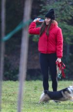 BECCA KUFRIN Out with Her Dogs at a Dog Park in Los Angeles 12/13/2021