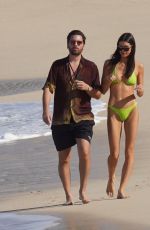 BELLA BANOS in Bikini and Scott Disicks at a Beach in St Barts 12/21/2021