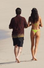 BELLA BANOS in Bikini and Scott Disicks at a Beach in St Barts 12/21/2021