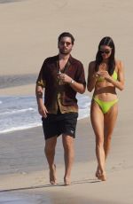 BELLA BANOS in Bikini and Scott Disicks at a Beach in St Barts 12/21/2021