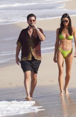 BELLA BANOS in Bikini and Scott Disicks at a Beach in St Barts 12/21/2021