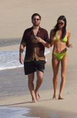 BELLA BANOS in Bikini and Scott Disicks at a Beach in St Barts 12/21/2021