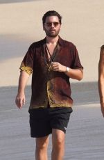 BELLA BANOS in Bikini and Scott Disicks at a Beach in St Barts 12/21/2021